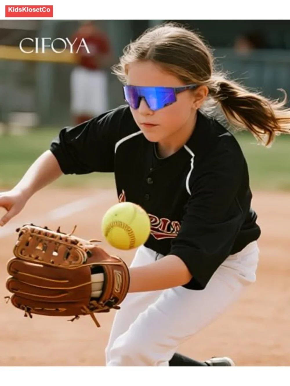 Youth Baseball Sunglasses UV400 Protection 3 Pack Sports Wrap Around Sunglasses